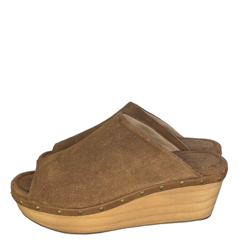 Urban Outfitters Brown Suede Mules